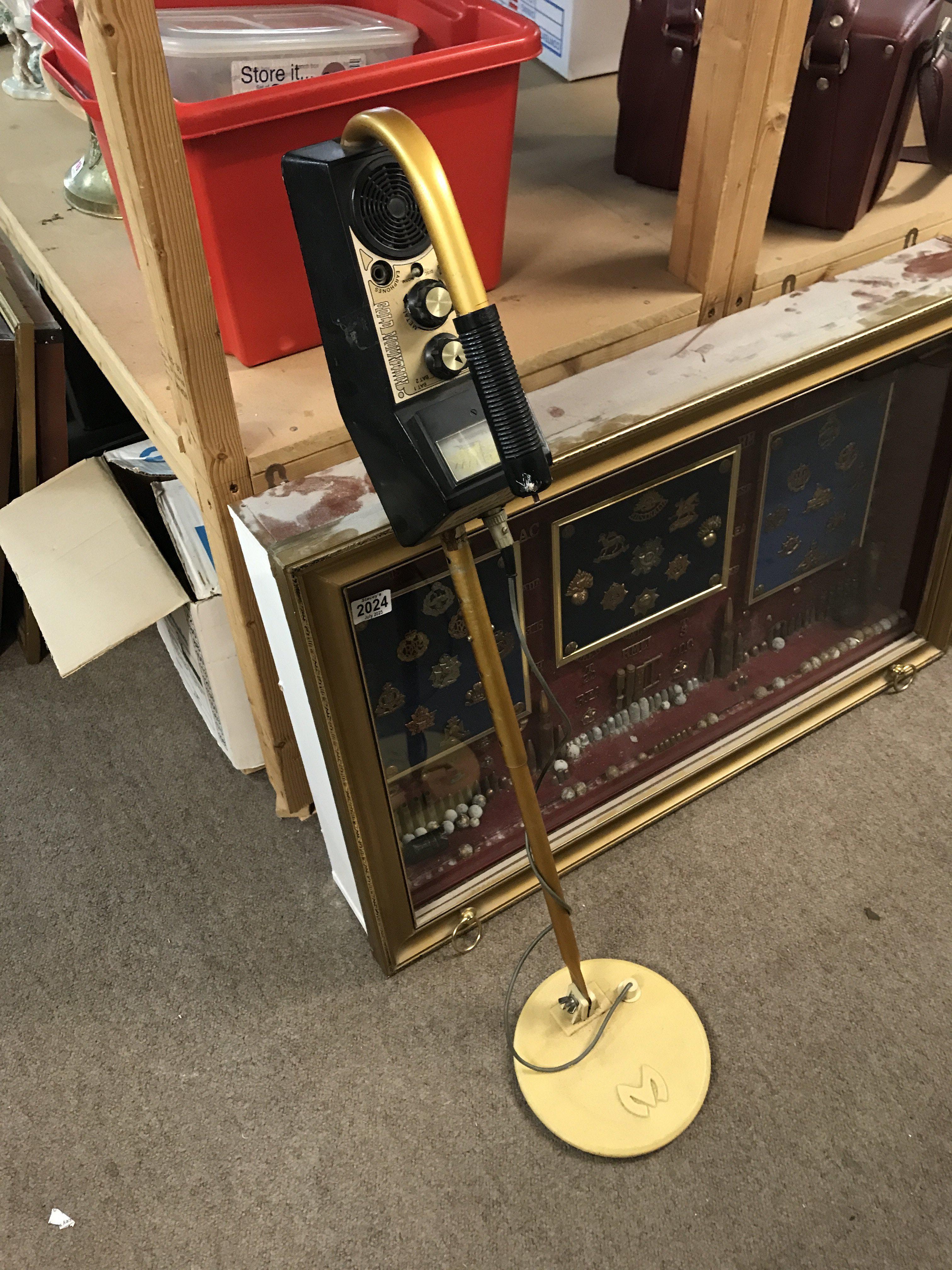 A vintage American made Gold mountain eagle TR Discriminator metal detector