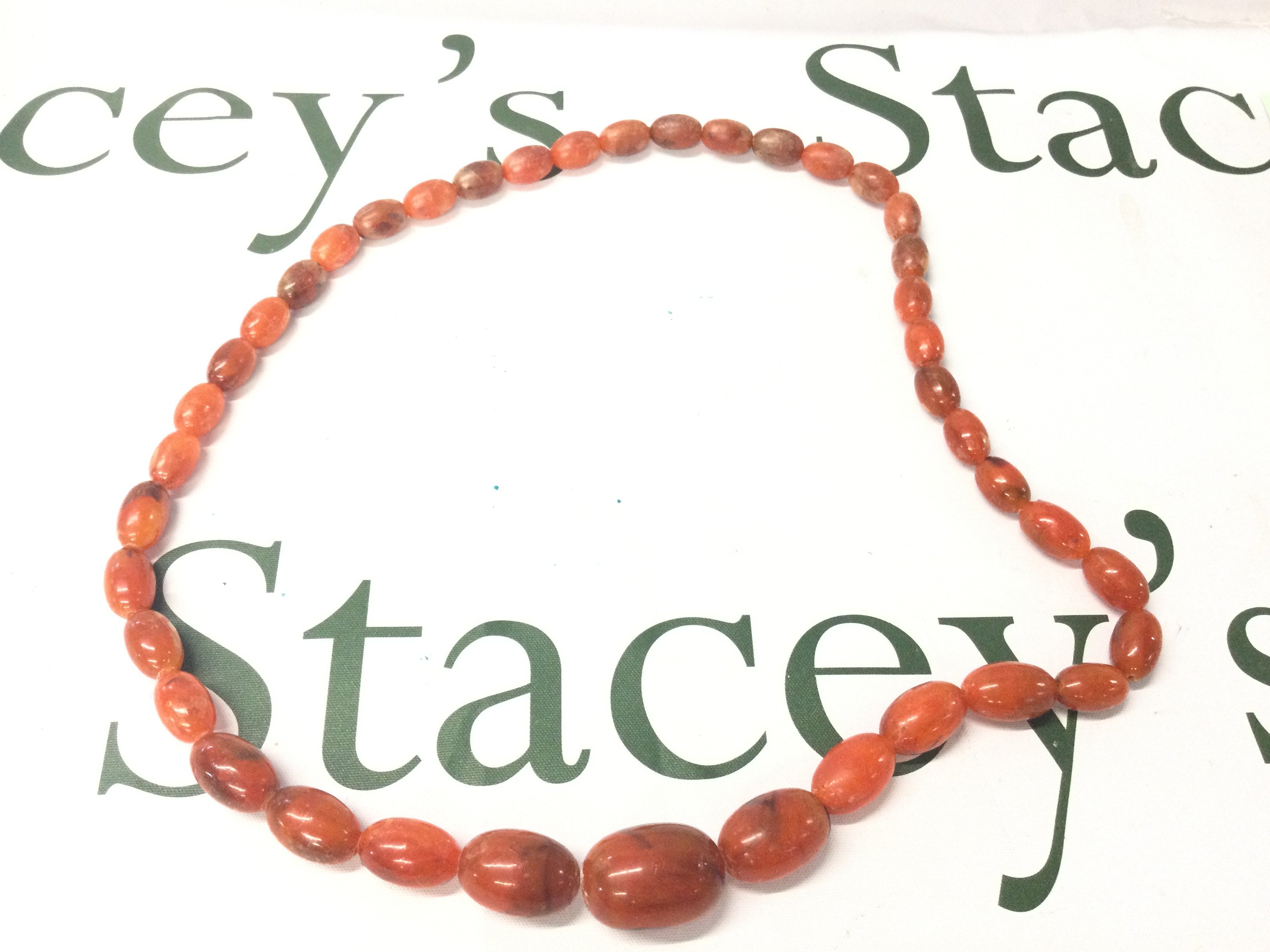 A Graduated Baltic Amber Necklace, 80cm 65g