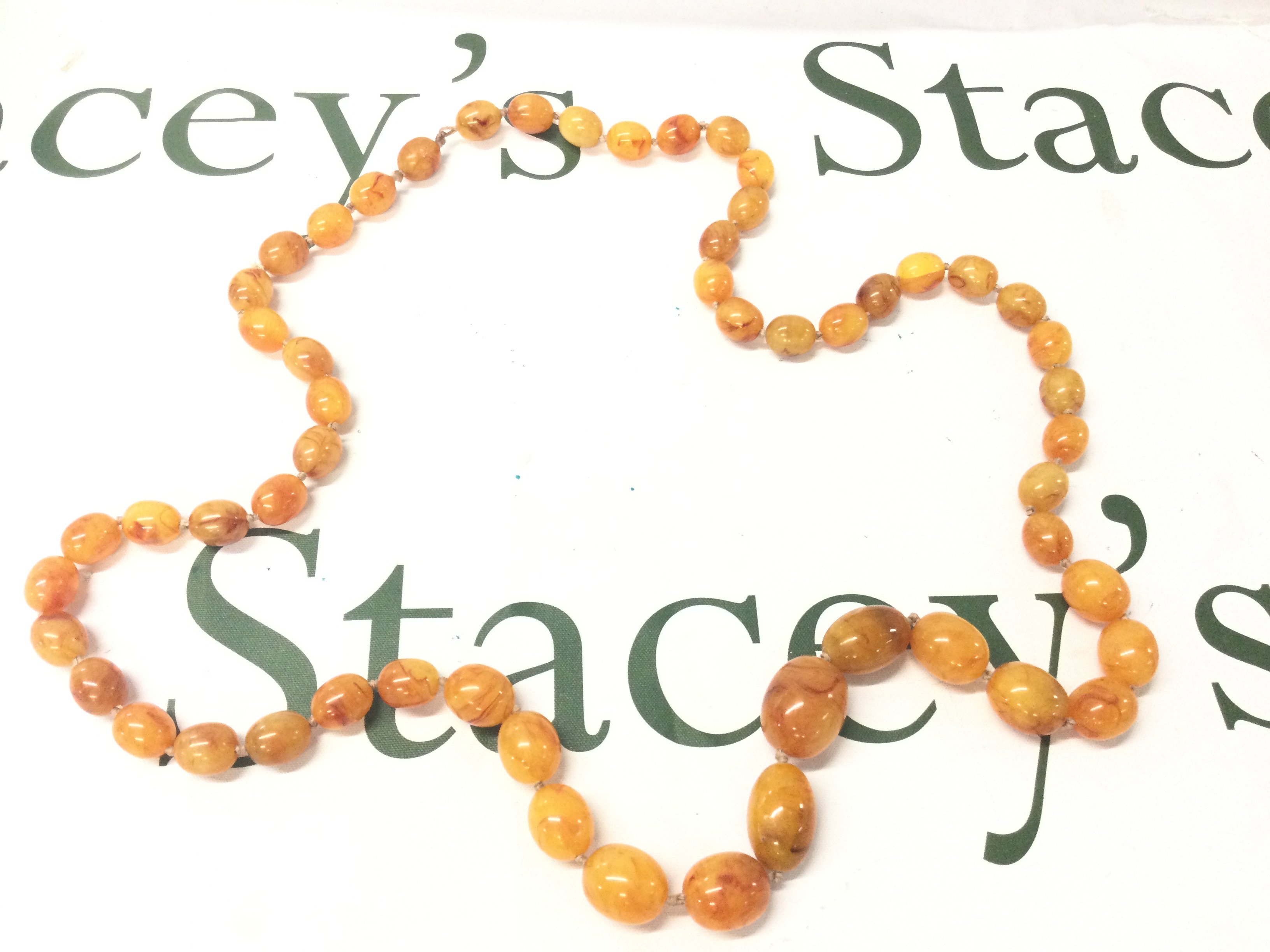 A Butterscotch Baltic Amber Necklace, 110cm 105g