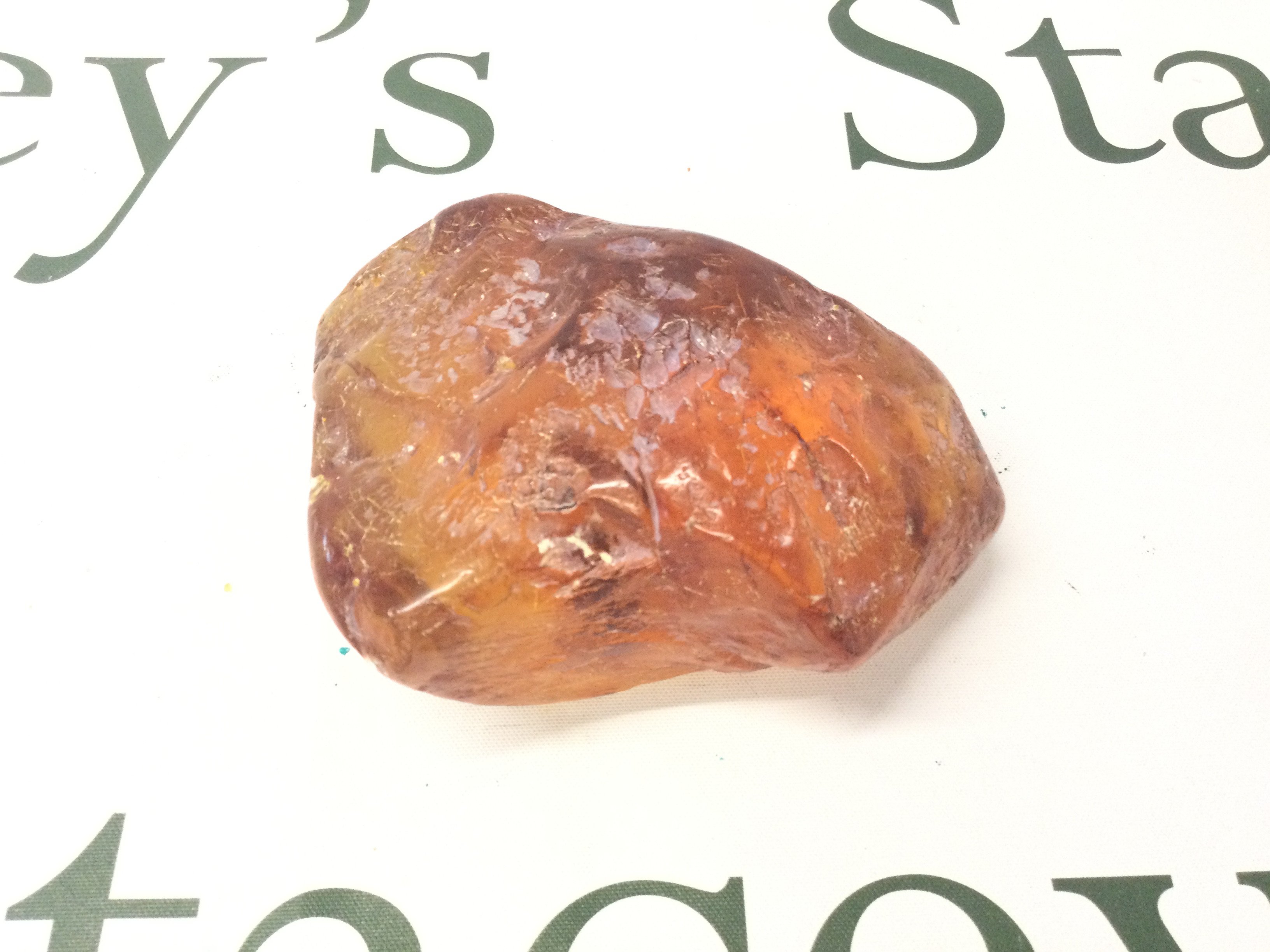 An Extra Large Rough Baltic Amber Peace, 12cm 285g