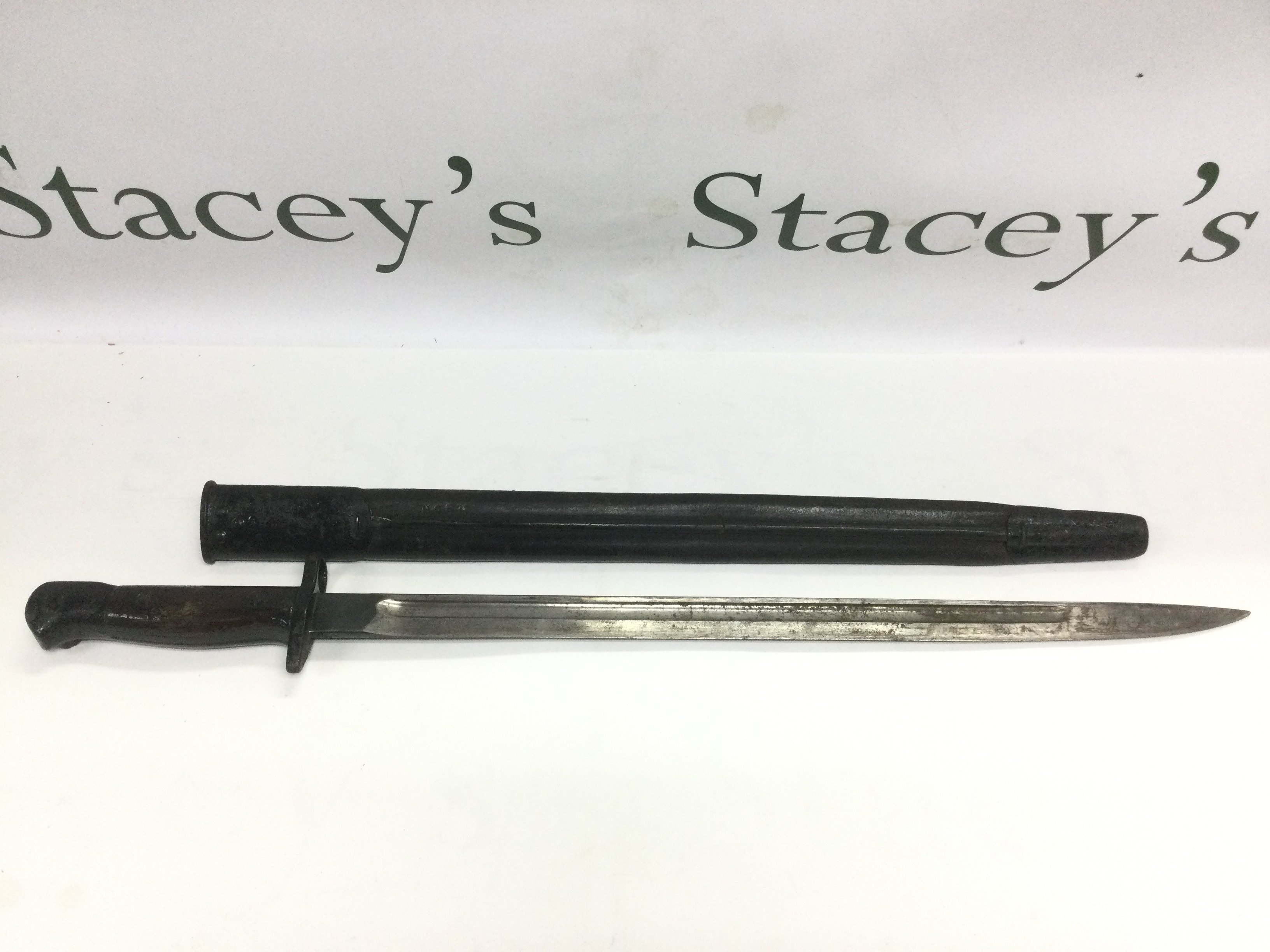 A WW1 bayonet. Shipping category D.