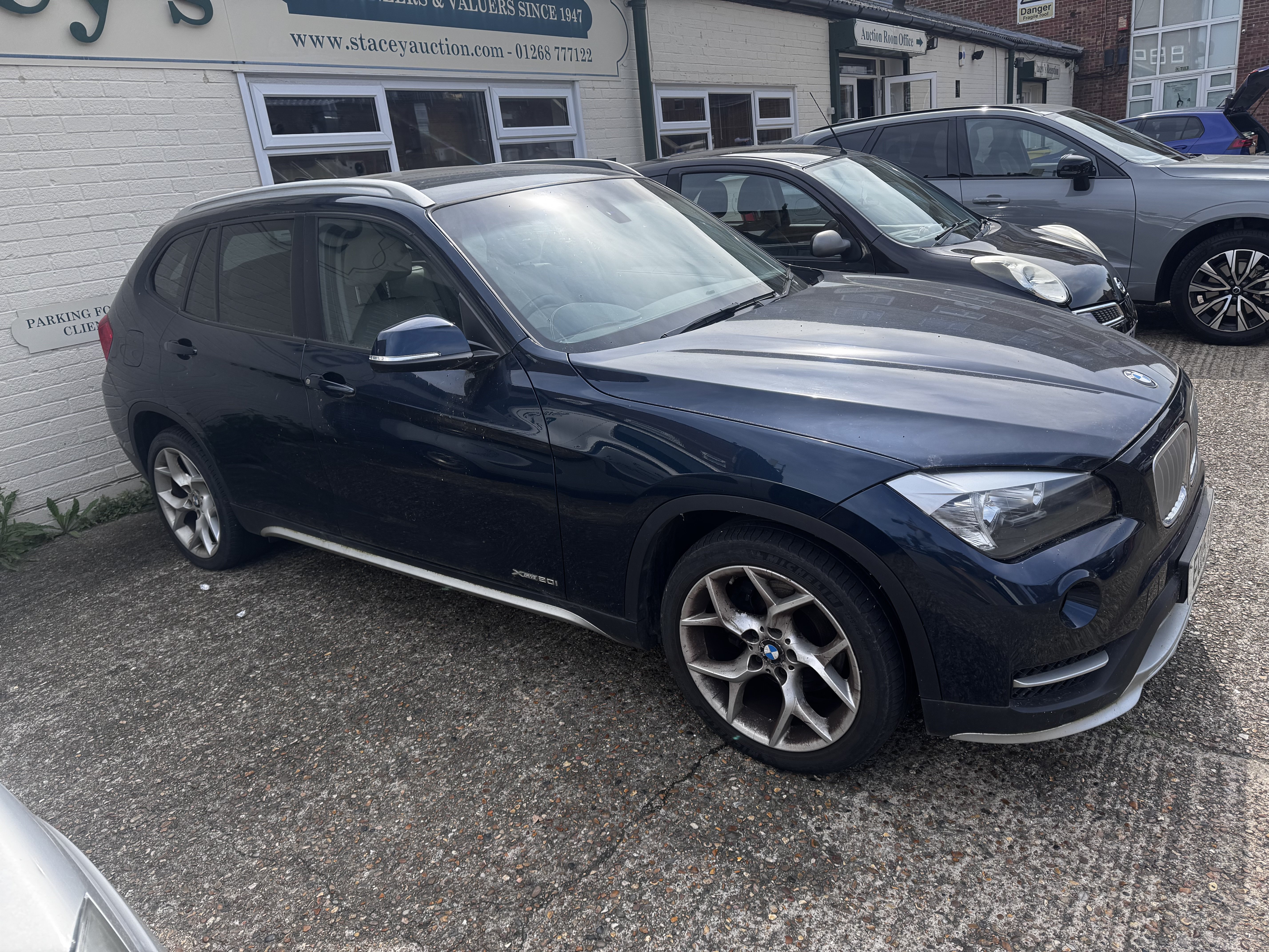 BMW X1 XDRIVE, Blue, 2015, EO15 YVA. 2 L Petrol, 8 speed automatic, Current mileage 62000, Cream leather interior. MOT Due October 2025. Replacement battery fitted.