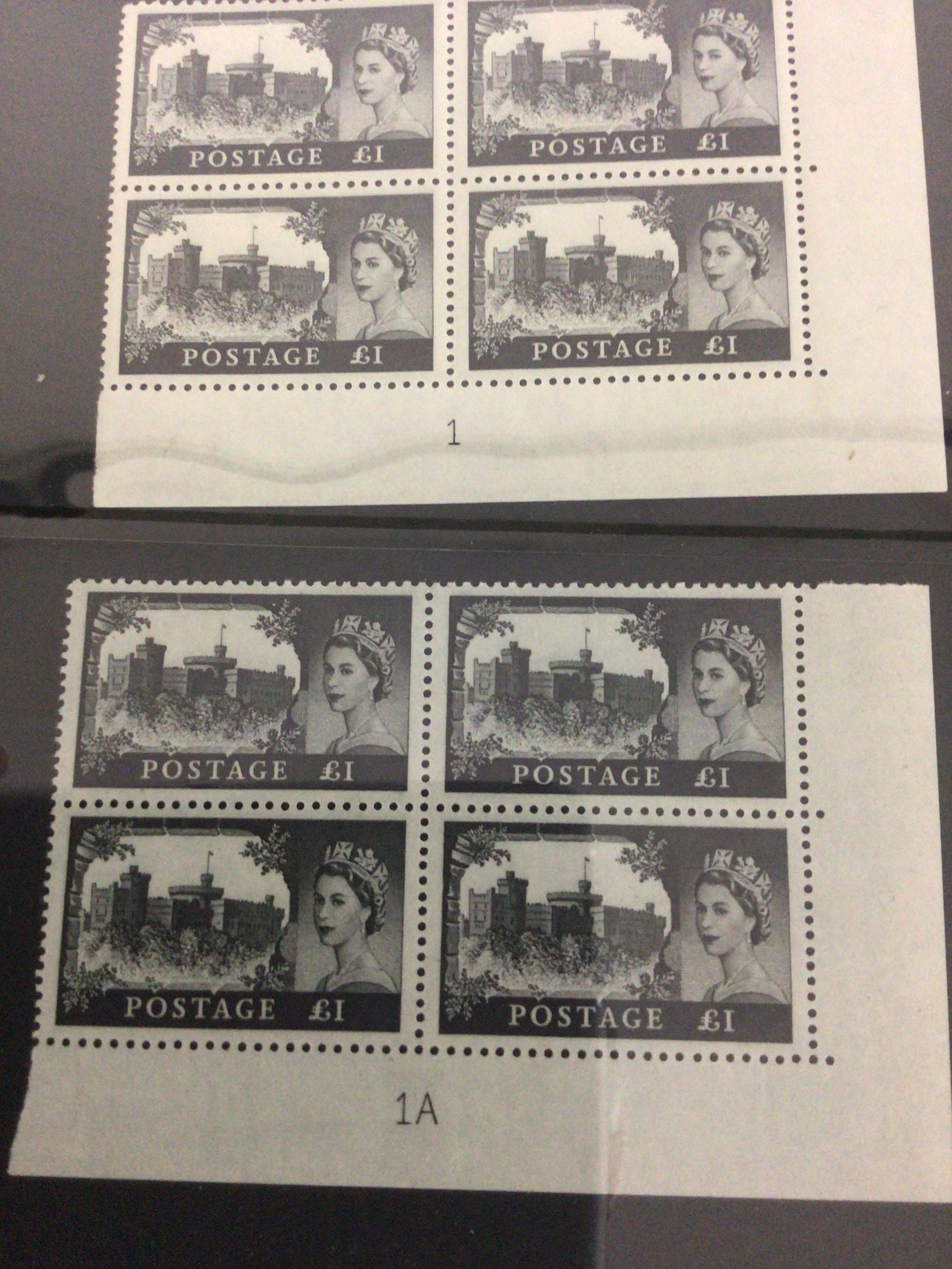 A well presented album containing nice unused Examples of Elizabeth II pre-decimal blocks of high value stamps most with margins including numerous 2/6 Castles 5/ 10/ and &#20132662751 approximately 44 unused blocks of stamps.