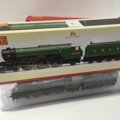 A boxed Hornby model locomotive Flying Scotsman with tender R3250. A limited edition of 500. DCC ready. 00 gauge