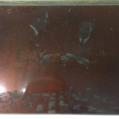 A collection of 4 unique copper printing plates made for the Matchbox company. Each plate is approximately 100 x 80mm.