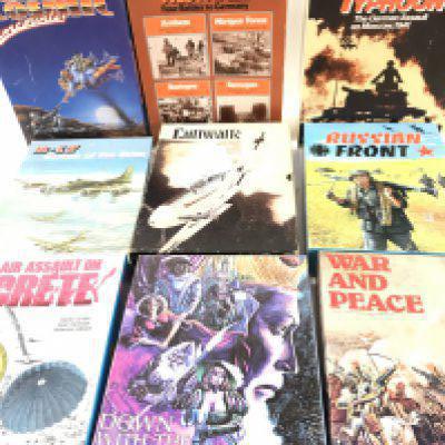 A Collection of 9 Book Case Games. No Reserve.