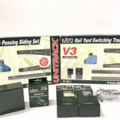 A Collection Of Boxed N Gauge Kato Track And Accessories. No Reserve.