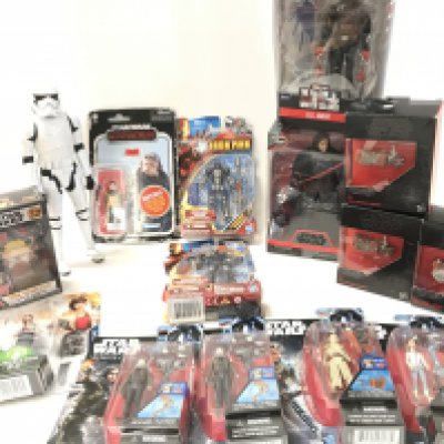A Collection of Boxed Star Wars and Other Figures. No Reserve.