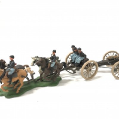 A Britains American Civil War's Gun Team And Limber.