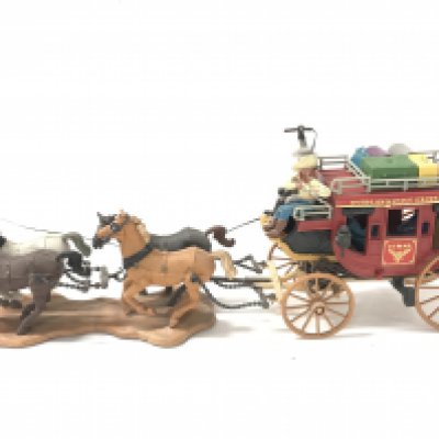 A Britains Wild West Overland Stage Express.