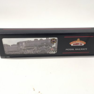 A boxed model 00 gauge locomotive by Bachman. No. 32.578. Inattentive class 4 2.6.0. 43038. BR lined black. D.Chimney early emblem. DCC ready. No Reserve