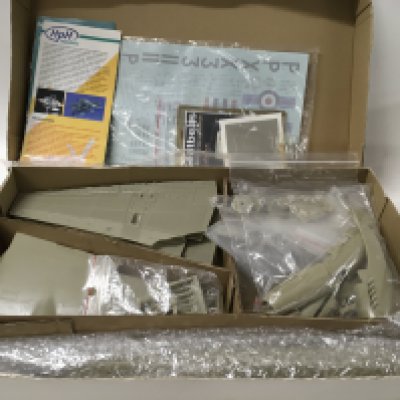 3x boxed model aircraft kits by Cooper Details a Westland Whirlwind..Flightpath a Fairey Firefly mk1 and HPH models possibly a DeHavilland Hornet. All appear incomplete. No reserve.