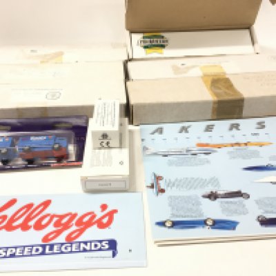 A collection of promotional materials including Collectables by Lledo in the Promovers series..also includes Kelloggs Land Speed Legends cardboard set. Plus others. No reserve