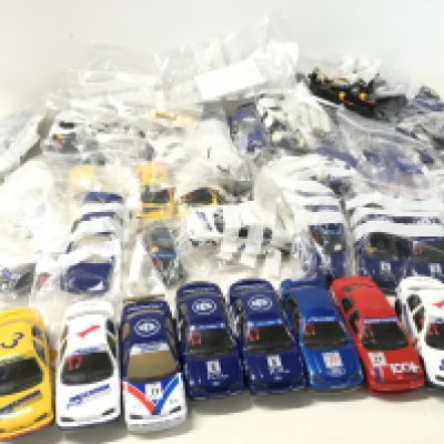 A collection of Scalextric cars and accessories. No reserve