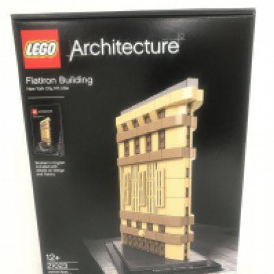 A Boxed And Sealed Lego Architecture Flatiron Building #21023.
