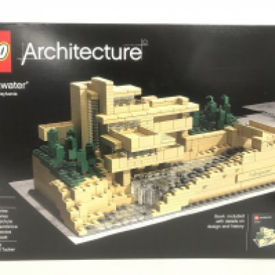 A Boxed And Sealed Lego Architecture Fallingwater #21005.