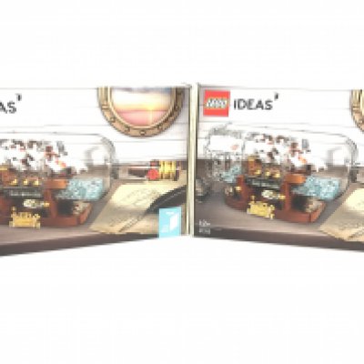 2 X Boxed And Sealed Lego Ship In A Bottle #21313. (2).