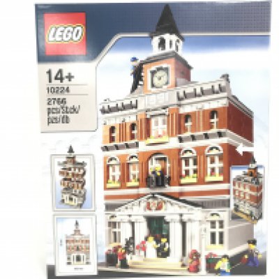 A Boxed And Sealed Lego Town Hall #10224.