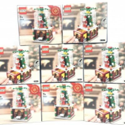 8 X Boxed And Sealed Lego Snow Globes #40223.