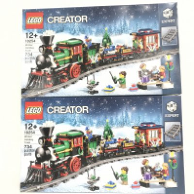 2 X Boxed And Sealed Lego Winter Holiday Train #10254.