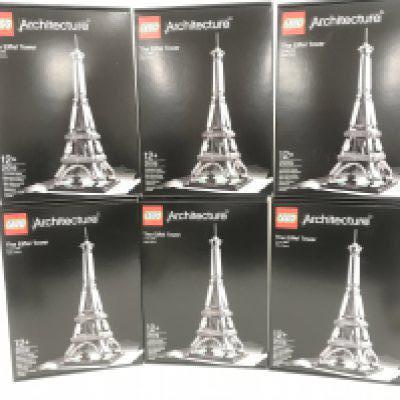6 X Boxed And Sealed Lego Architecture The Eiffel Tower #21019.