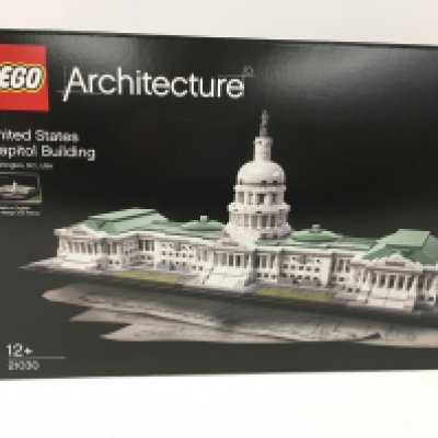 A sealed boxed Lego Architectural set #21030. United States Capitol Building. Washington