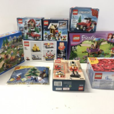 A Collection of 9 unopened sets of Lego kits including..# 40083&hellip;# 40106. # 40083 # 60134. # 40058. # 40254. #6119. #3065. # 40290. No reserve