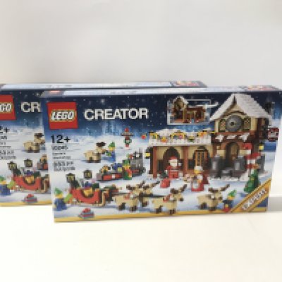 2x sealed boxed Lego Creator expert sets # 10245. Santas workshop. No reserve (2)