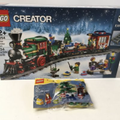 2x unopened sealed Lego sets including # 10254 Winter Holiday Train. # 40058 Christmas scene. No reserve