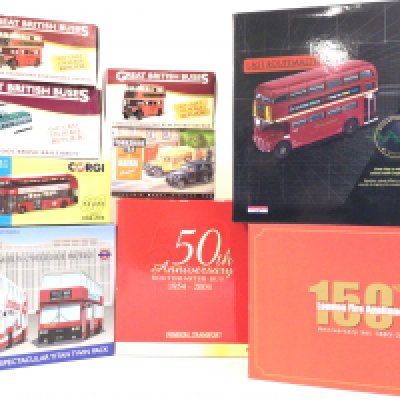 A Collection of Boxed Diecast Including Corgi. Atlas. Oxford. Including Last Routemaster.