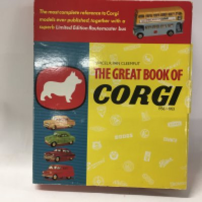The Great Book of Corgi. 1956 .. 1983. Has a limited edition Routemaster bus. No reserve