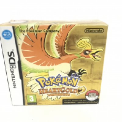 A Boxed Nintendo DS Pokemon Heartgold Version With Pokewalker Accessory. No Reserve.