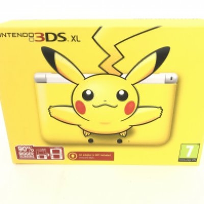 A Boxed Nintendo 3DS XL Pokemon Picachu Edition. No Reserve.