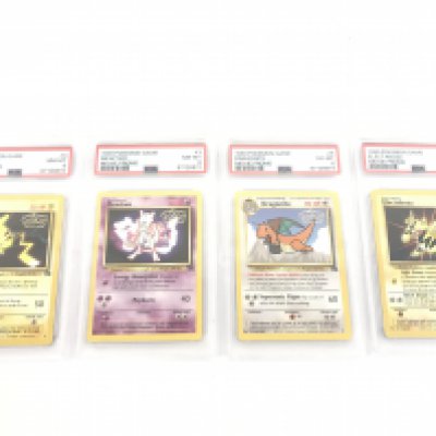 4 X Graded Pokemon The First Movie Promo Cards. No Reserve.