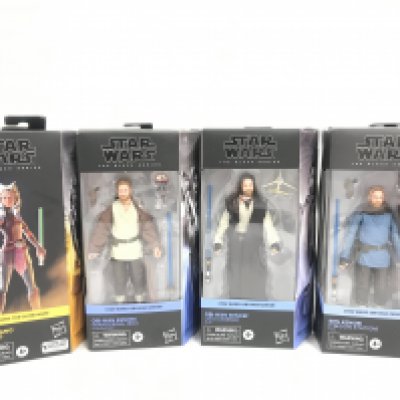 4 Boxed Star Wars Black Series Figures. No Reserve.