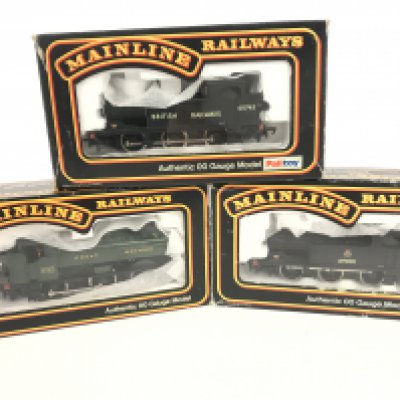 3 Boxed Mainline 00 Gauge Locomotives. No Reserve.