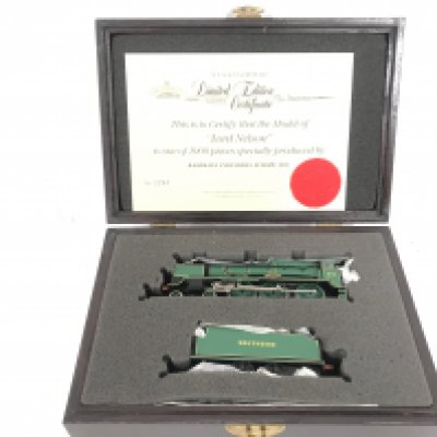 A Boxed Bachmann 00 Gauge Lord Nelson Limited Edition. In Case.