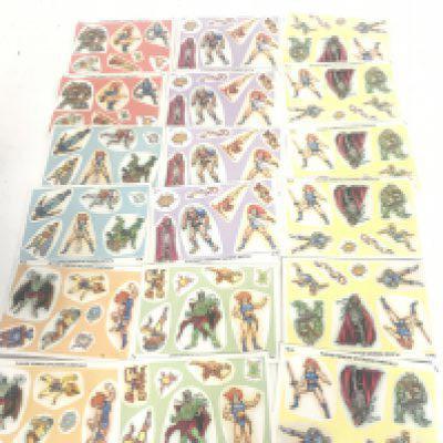 A Collection of Vintage Thunder Cats Shredded Wheat Stickers. No Reserve.