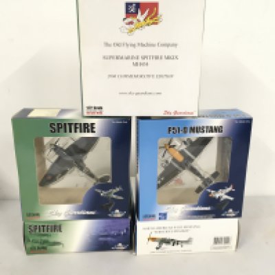A collection of of 5 boxed model aircraft by Witty Wings in the Sky Guardians series.