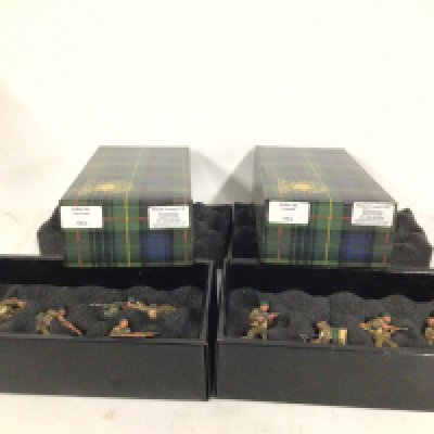 2x boxed King and Countrys world war2 figure sets includes D Day 44. Command DD52. And D Day 44. Gun Group DD53. No reserve