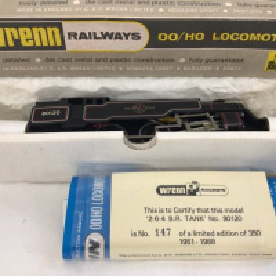 2x boxed locomotives by Wrenn includes W2406 limited edition and W2237 . 00gauge. No reserve