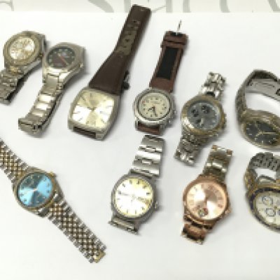 Gents watches including Pulsar . Postage category B
