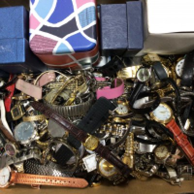 Two boxes of mixed watches. NO RESERVE