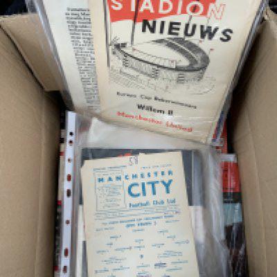 Manchester United Football Programmes: Quantity worthy of an inspection as spotted some youth and reserve programmes. 1958 Cup Final and some specials included. Instructions to sell.