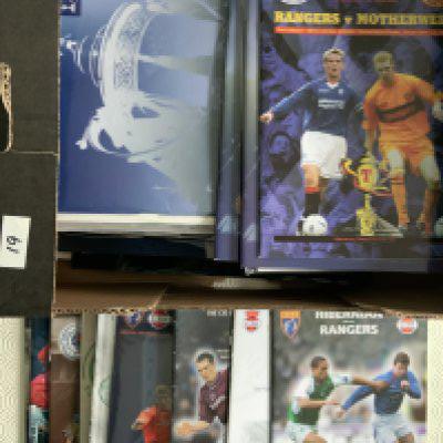 Glasgow Rangers Big Match Football Programmes: From 2000 to 2020 including Scottish Cup, League Cup Semi Finals and Finals. Instructions to sell. Excellent with instructions to sell. (44)
