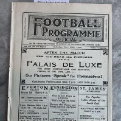 1930 - 1931 Liverpool v Sheffield United Football Programme: Excellent condition ex bound with no team changes. Covers present.