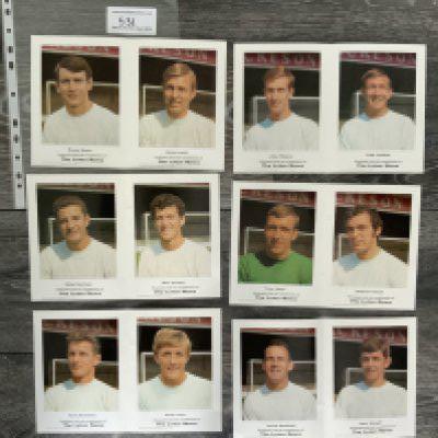 1960s Luton Town Football Photos: 12 head and shoulders photos with compliments of The Luton News produced in 1968. 6 pages with 2 pictures on each including Bruce Rioch, all in excellent condition .