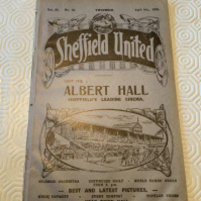 24/25 Sheffield United v Tottenham Football Programme: Ex bound in good condition with no team changes.