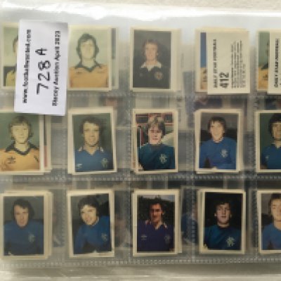 Daily Star Complete Set Of Football 80 Cards: Excellent condition complete set of 412 cards nicely presented in collectors sleeves. (412)