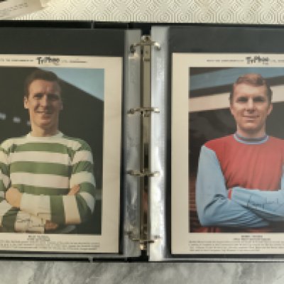 Typhoo Tea Football Cards Complete Sets: International Football Stars from 1st series 1967 and 2nd series 1969 of which both sets had 24 each. Very good condition. (24)